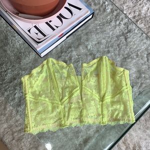 Neon Pastel Yellow Bralette